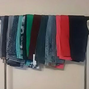 Multi-Color Skinny Pants